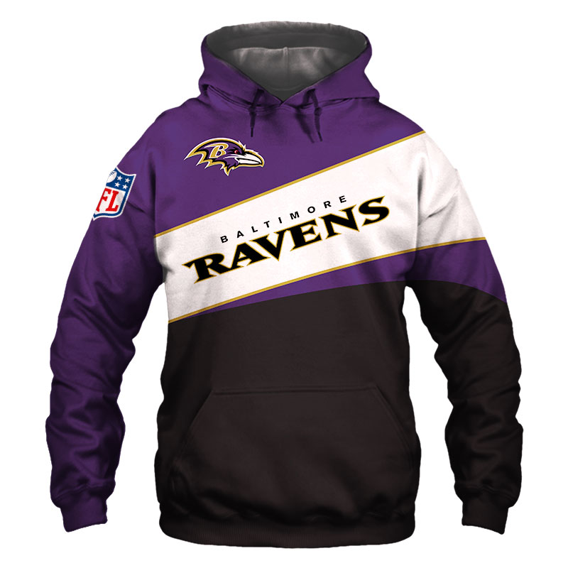 Buildercar - Baltimore Ravens Basic V9 NFL Football Team Hoodie