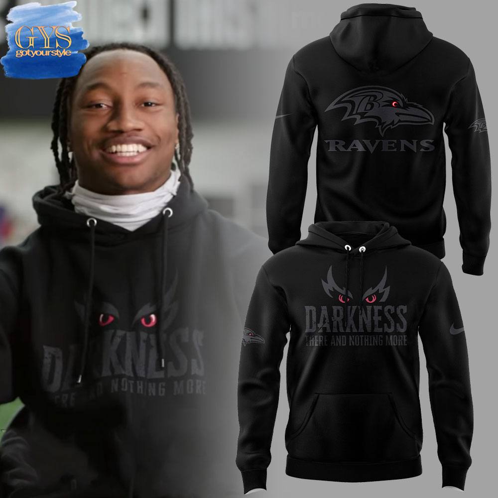 Buildercar - Baltimore Ravens Darkness Mode Hoodie