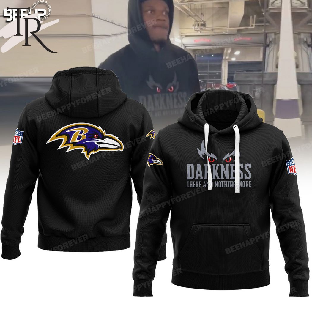 Buildercar - Baltimore Ravens Darkness NFL Football Team Hoodie