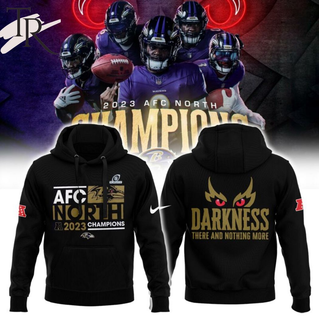 Buildercar - Baltimore Ravens Darkness V2 NFL Football Team Hoodie