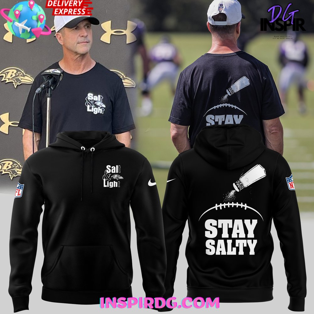 Buildercar - Baltimore Ravens Stay Salty Awesome Sweatshirt Hoodie
