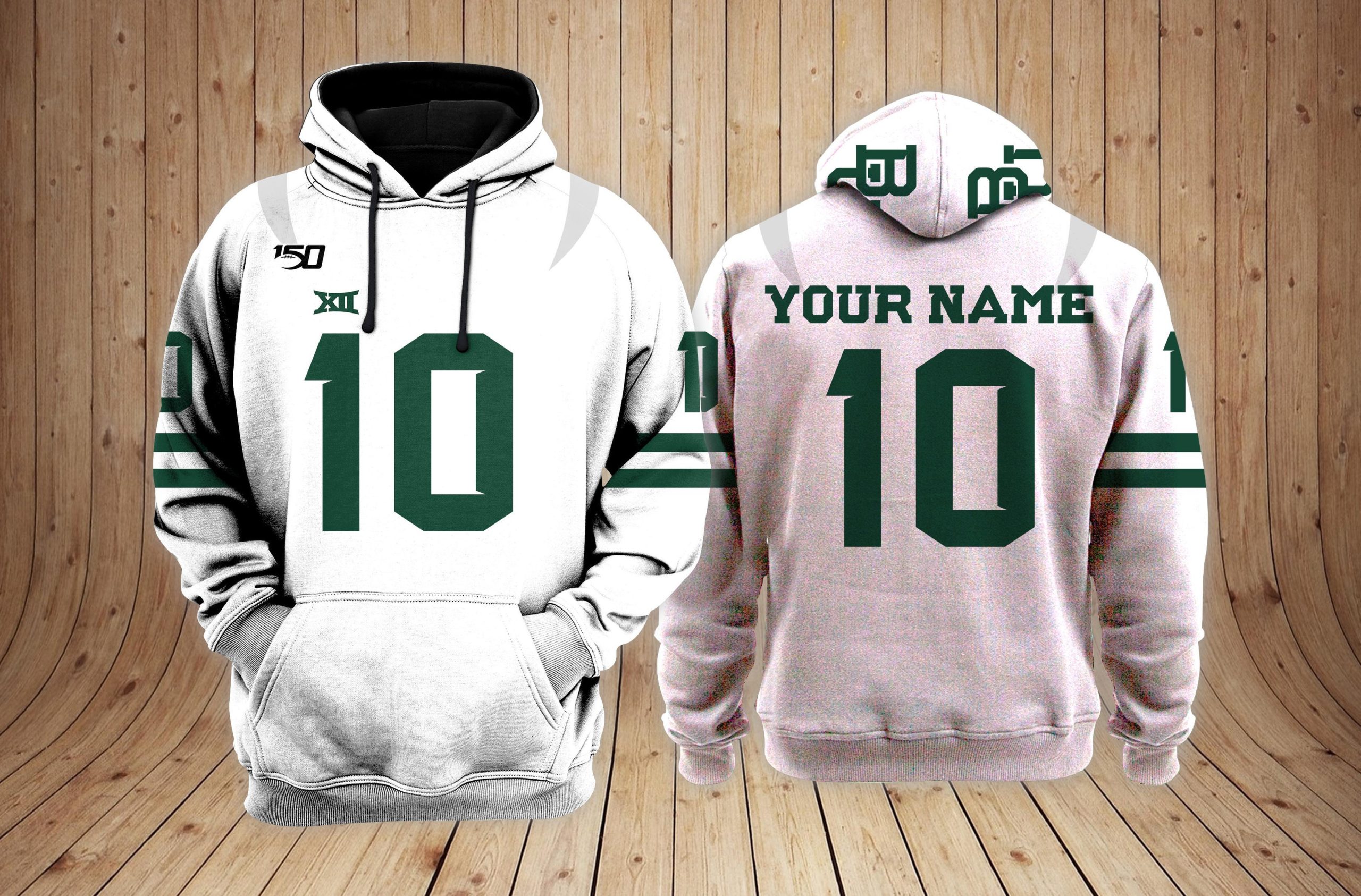 Buildercar - Baylor Bears football NCAA Custom 3D Hoodie PT24081