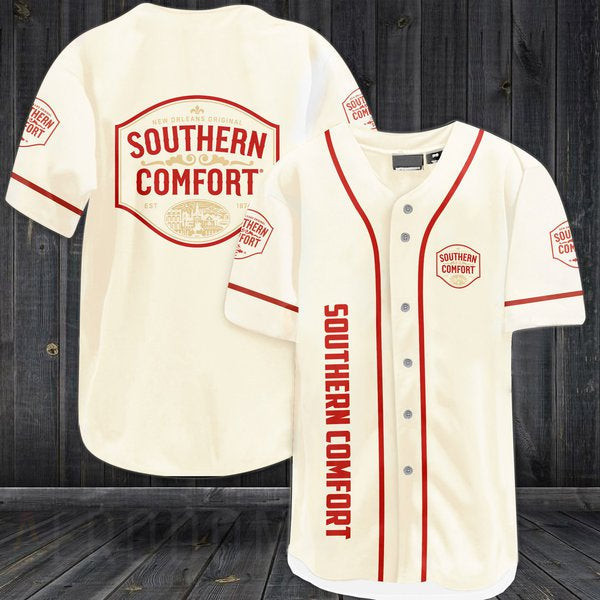 Buildercar - Beige Southern Comfort Baseball Jersey