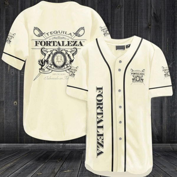 Buildercar - Beige Tequila Fortaleza Baseball Jersey