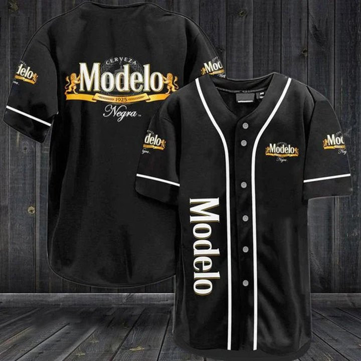 Buildercar - Black Modelo Negra Beer Baseball Jersey