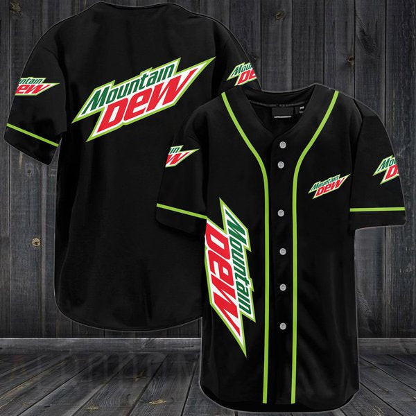 Buildercar - Black Mountain Dew Baseball Jersey