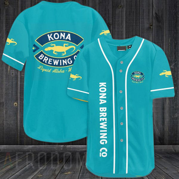 Buildercar - Blue Kona Brewing Baseball Jersey