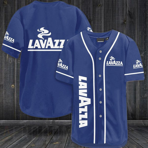 Buildercar - Blue Lavazza Coffee Baseball Jersey