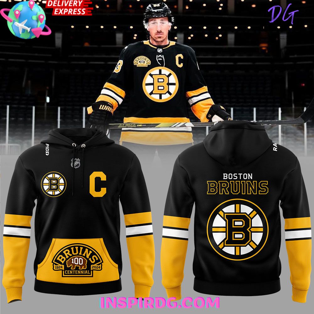 Buildercar - Boston Bruins 100th Anniversary Limited Edition Sweatshirt Hoodie