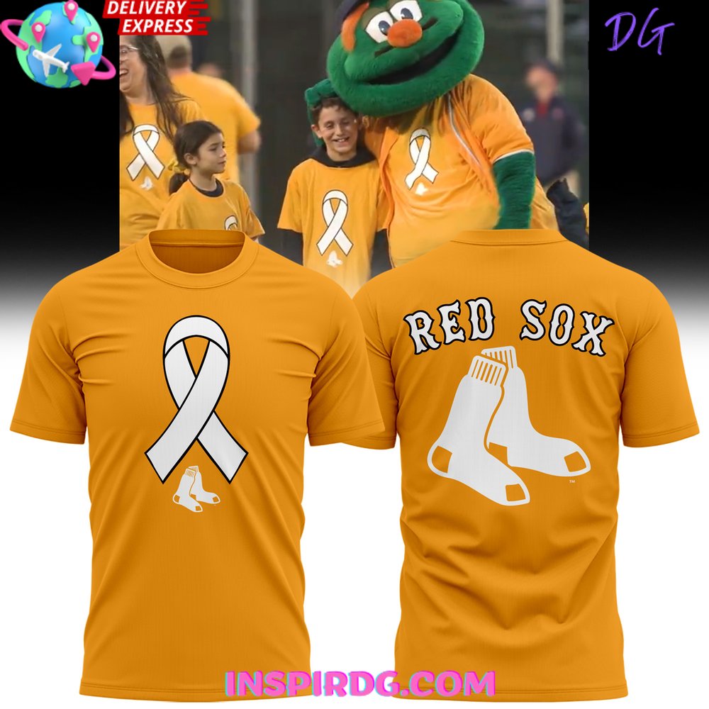 Buildercar - Boston Red Sox Honoring Childhood Cancer Awareness NHL T-shirt