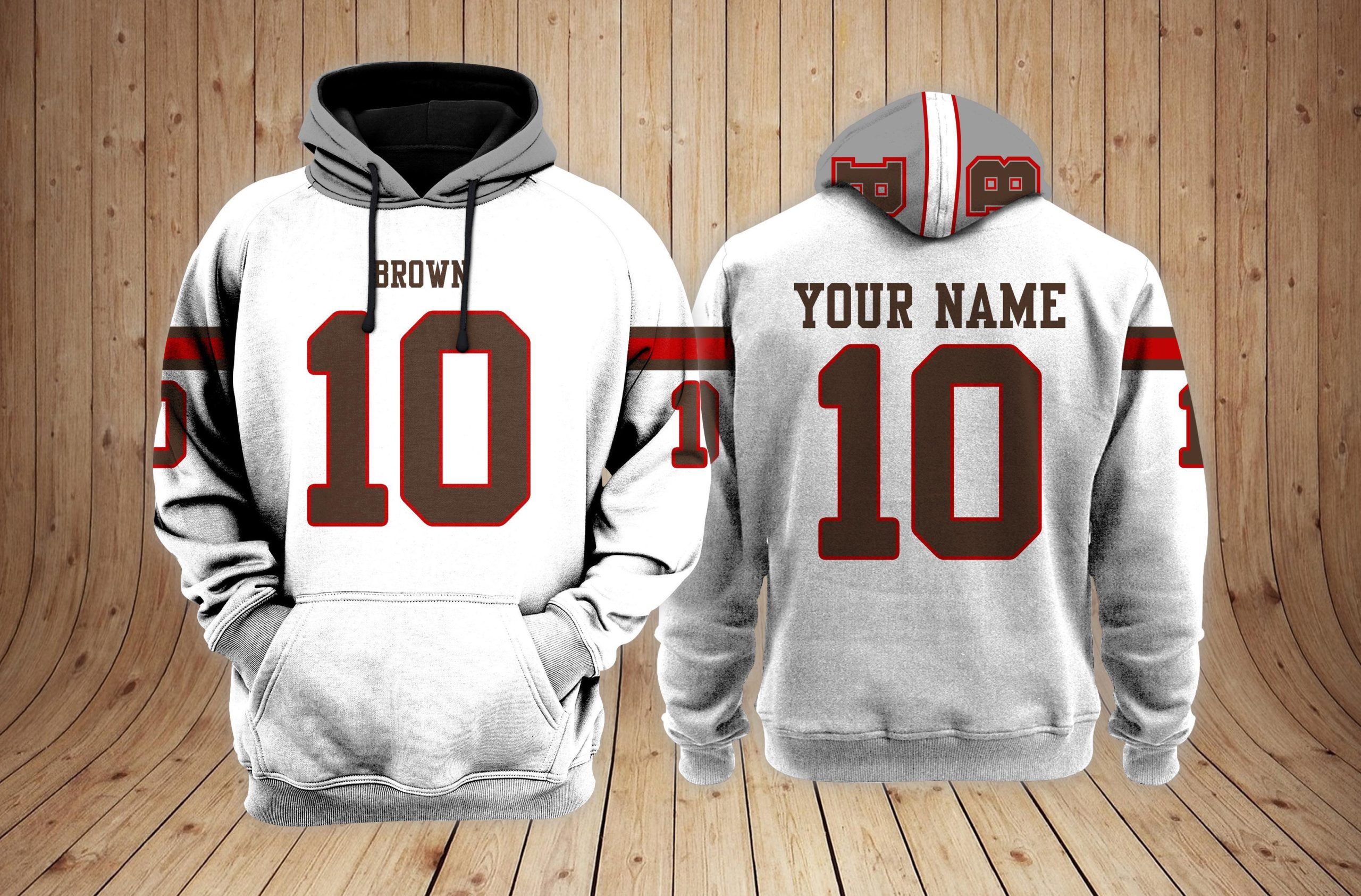 Buildercar - Brown Bears Football NCAA Custom 3D Hoodie PT34855