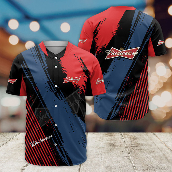 Buildercar - Budweiser E-Sports Gaming Baseball Jersey