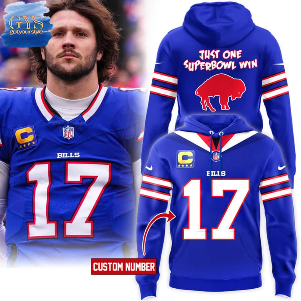 Buildercar - Buffalo Bills Just One Super Bowl Win Limited Edition Hoodie