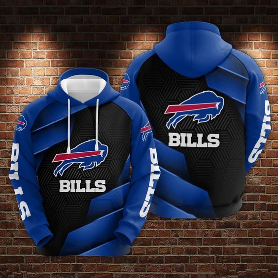 Buildercar - Buffalo Bills Logo V1 NFL Football Team Hoodie