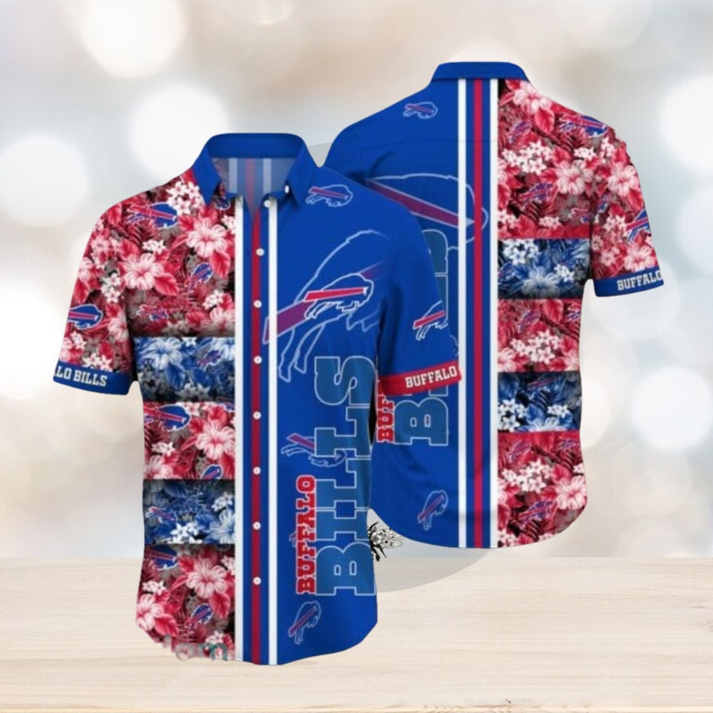 Buildercar - Buffalo Bills NFL Flower Summer Hawaiian Shirt