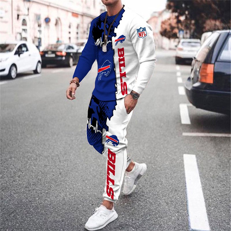 Buildercar - Buffalo Bills NFL Football Team V2 Sport Hoodie Tracksuit