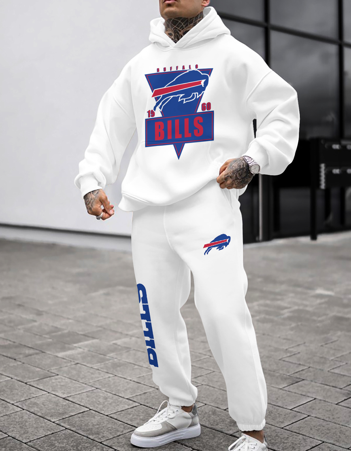 Buildercar - Buffalo Bills NFL Sport Hoodie Tracksuit Style 111