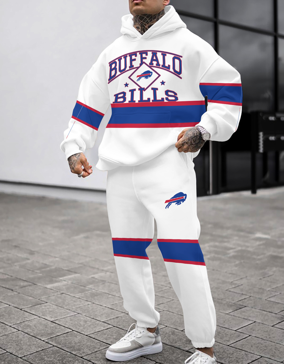 Buildercar - Buffalo Bills NFL Sport Hoodie Tracksuit Style 113