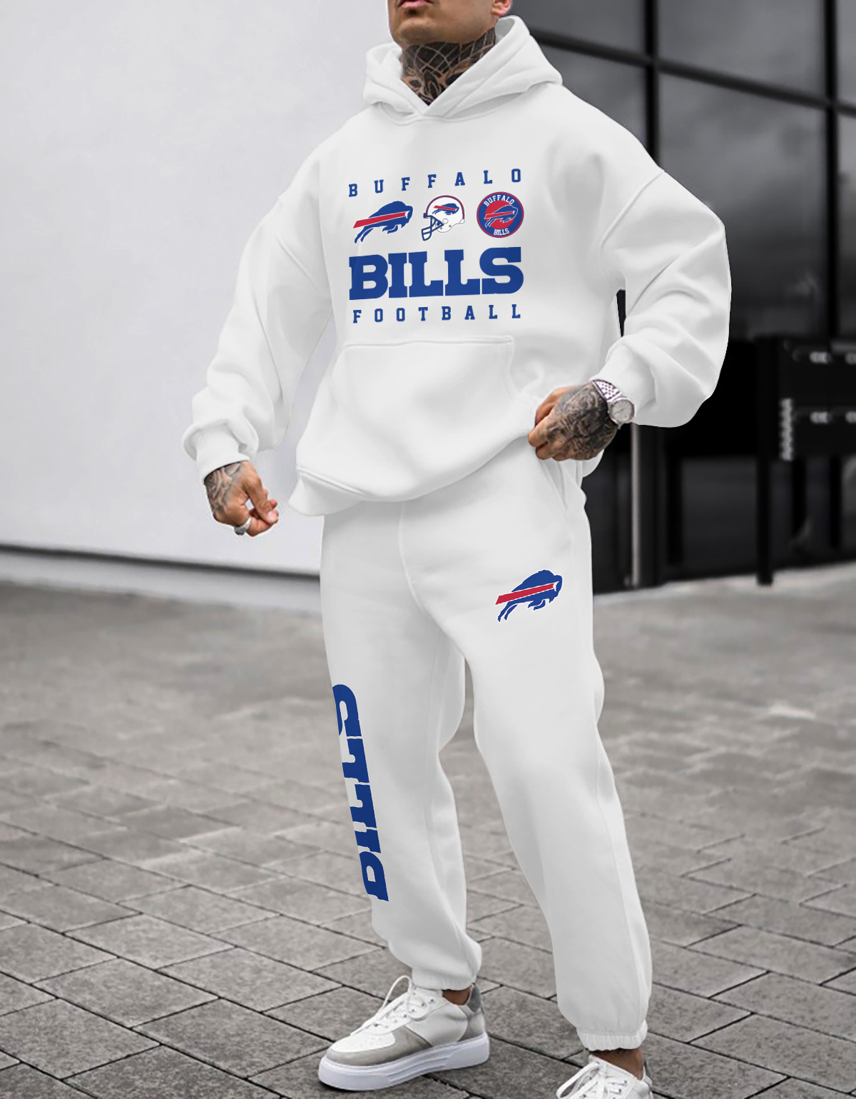 Buildercar - Buffalo Bills NFL Sport Hoodie Tracksuit Style 135