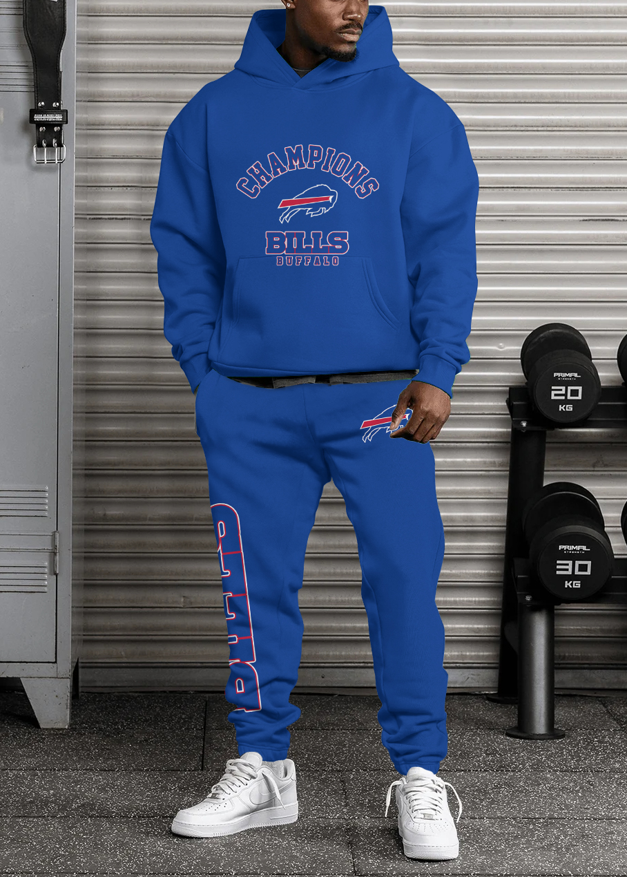 Buildercar - Buffalo Bills NFL Sport Hoodie Tracksuit Style 170