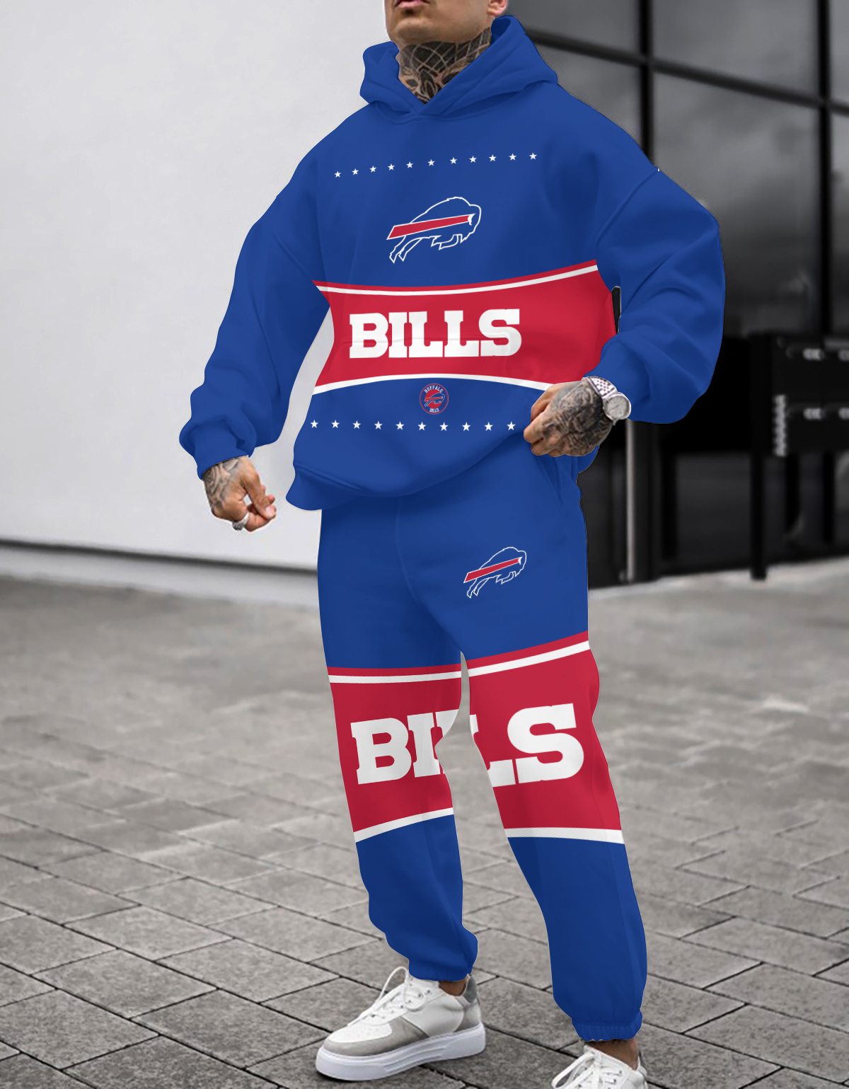 Buildercar - Buffalo Bills NFL Sport Hoodie Tracksuit Style 269