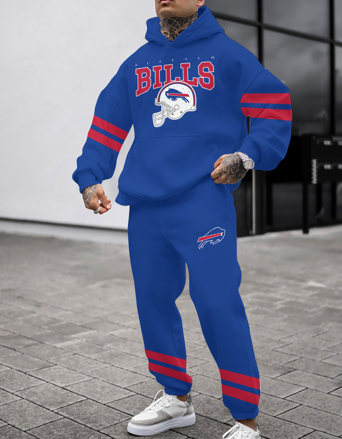 Buildercar - Buffalo Bills NFL Sport Hoodie Tracksuit Style 295