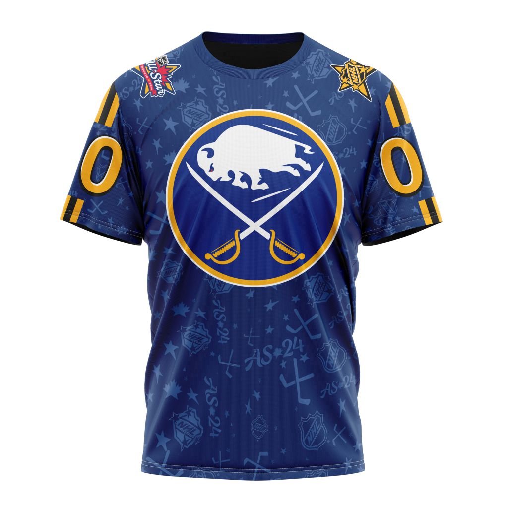 Buildercar - Buffalo Sabres Special 2024 All-Star Game Design 01 Personalized Name And Number T-Shirt