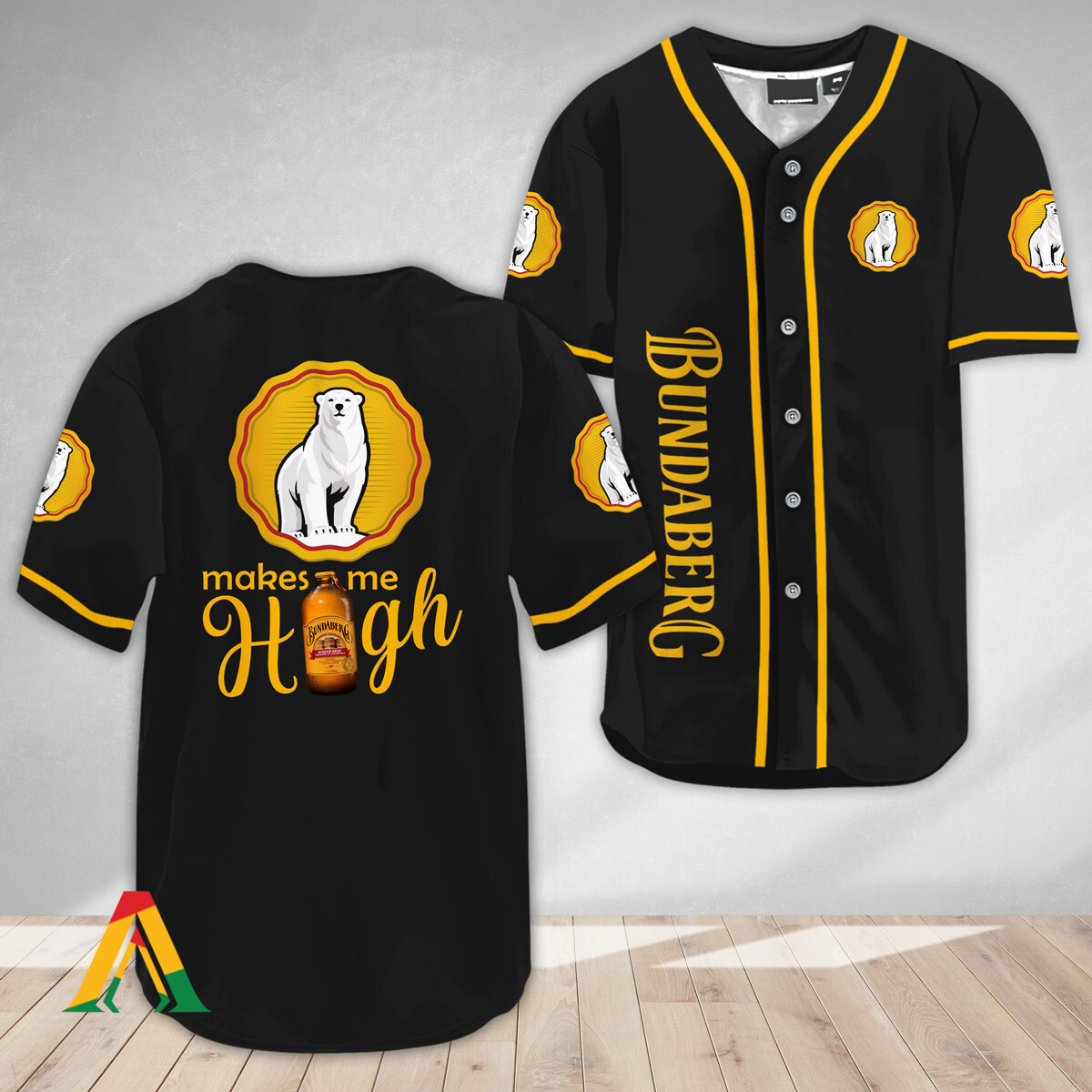 Buildercar - Bundaberg Make Me High Baseball Jersey