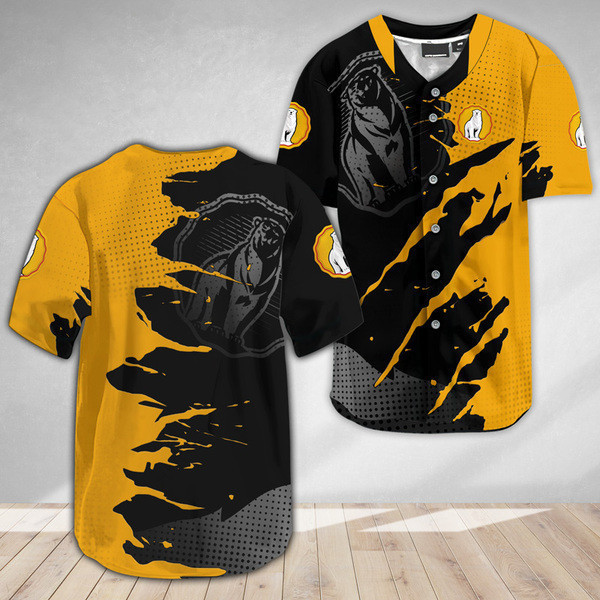 Buildercar - Bundaberg Rum Metal Crack Pattern Baseball Jersey