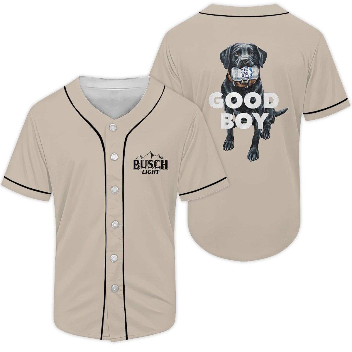 Buildercar - Busch Light Good Boy Baseball Jersey