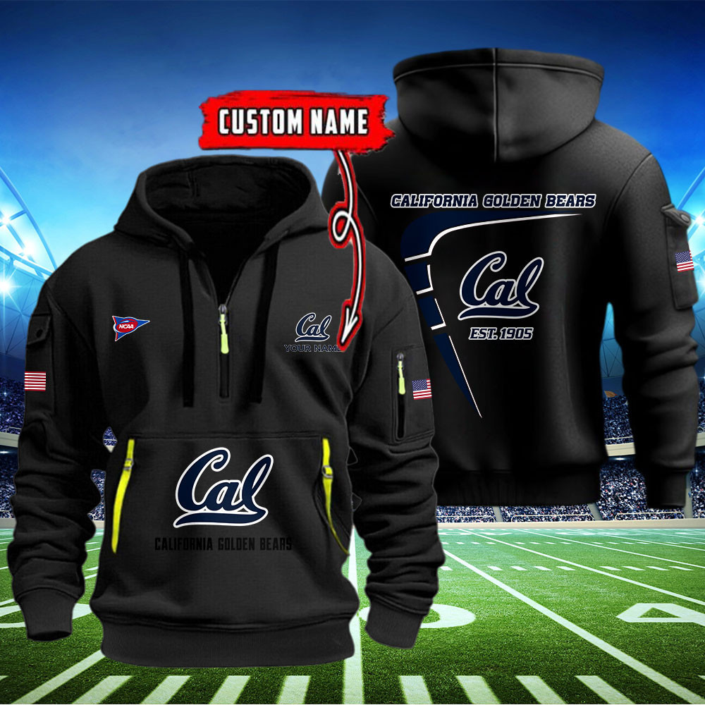 Buildercar - California Golden Bears Quarter Zip Hoodie