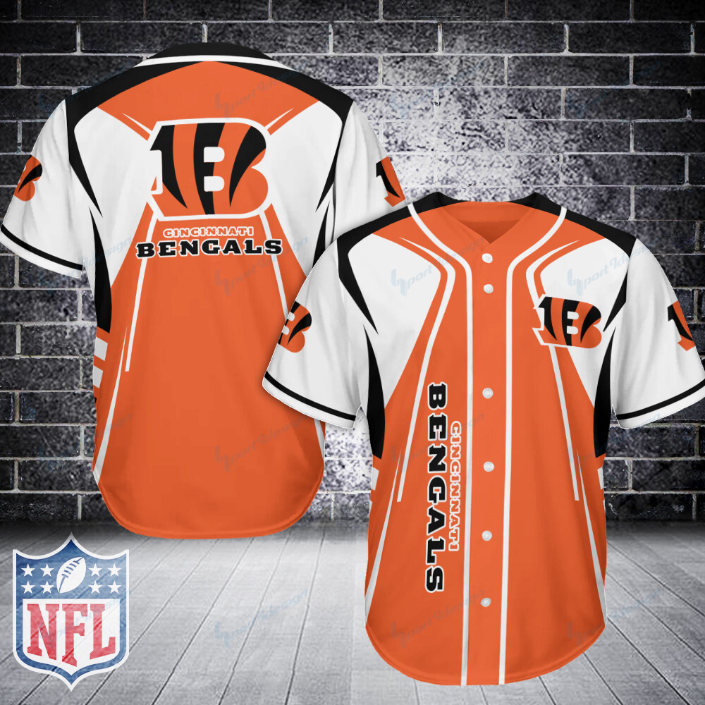 Buildercar - Cincinnati Bengals Baseball Jersey