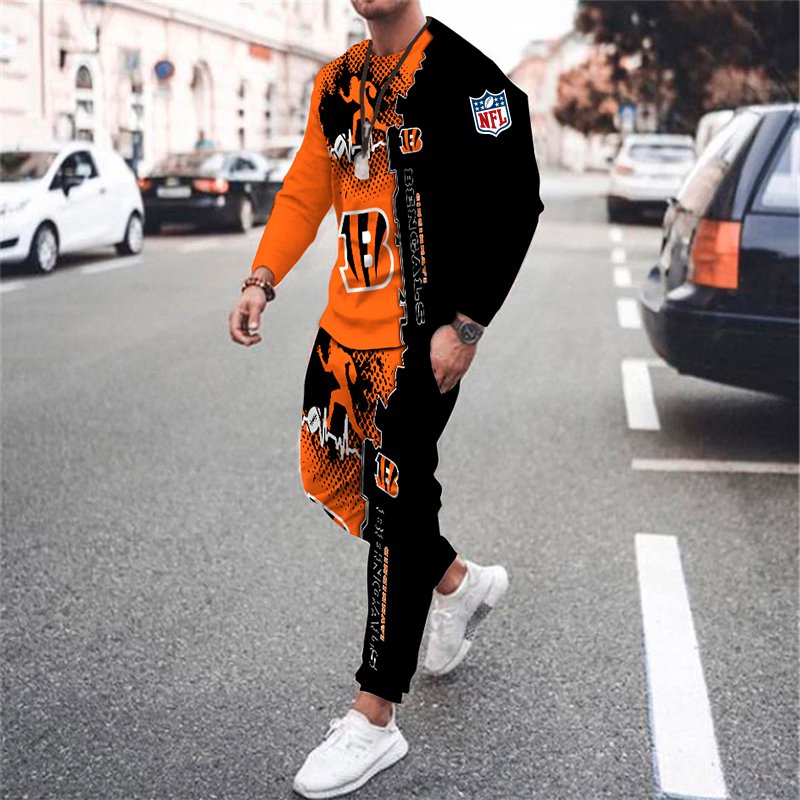 Buildercar - Cincinnati Bengals NFL Football Team V2 Sport Hoodie Tracksuit
