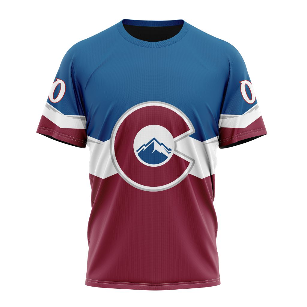 Buildercar - Colorado Avalanche Personalized Alternate Concepts Kits 01 Personalized Name And Number T-Shirt