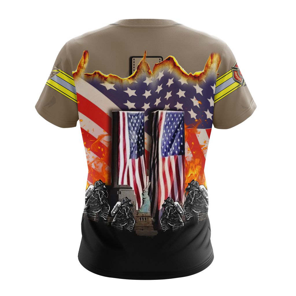 Buildercar - Columbus Blue Jackets Concepts For Honor Patriot Day Personalized Name And Number T-Shirt