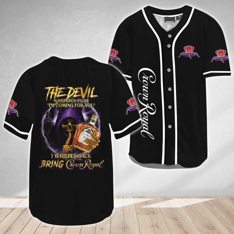 Buildercar - Crown Royal Bring From Devil Baseball Jersey