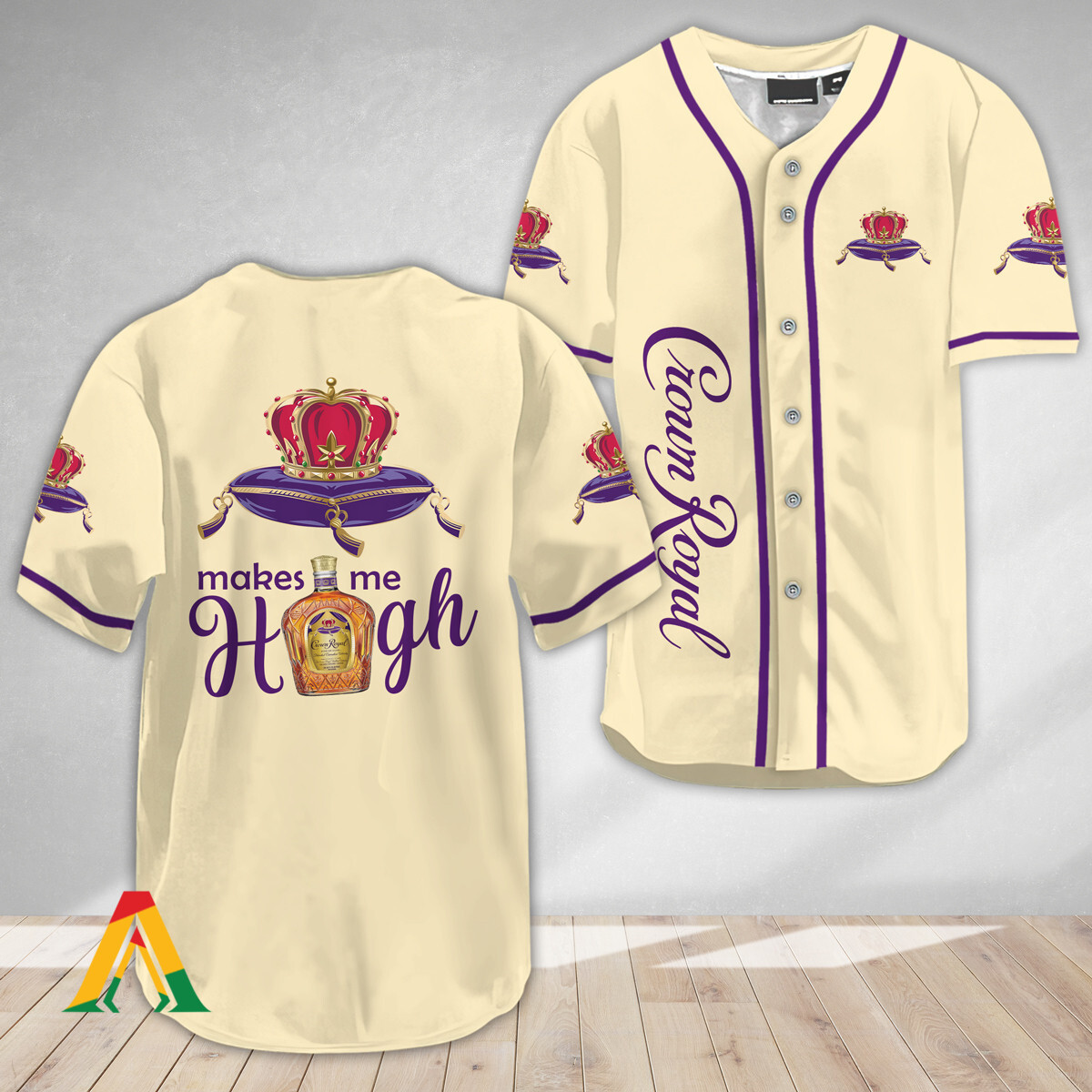 Buildercar - Crown Royal Make Me High Baseball Jersey