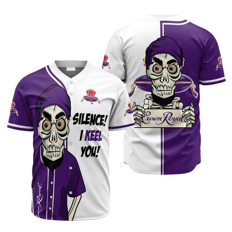 Buildercar - Crown Royal Silence I keel you Baseball Jersey
