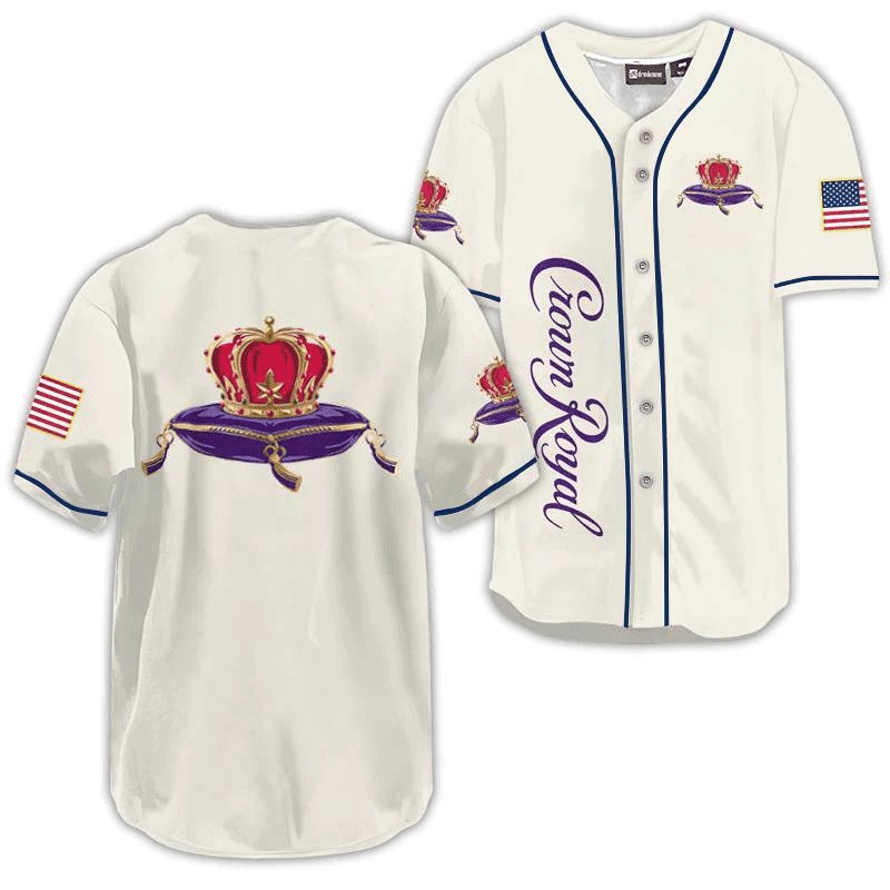 Buildercar - Crown Royal USA Flag Baseball Jersey