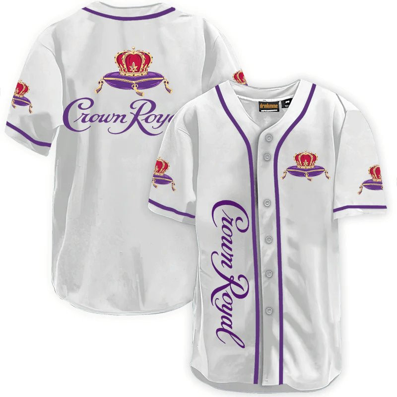 Buildercar - Crown Royal White Baseball Jersey