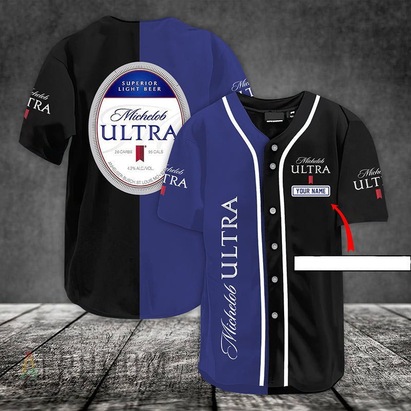 Buildercar - Customized Michelob Ultra Baseball Jersey