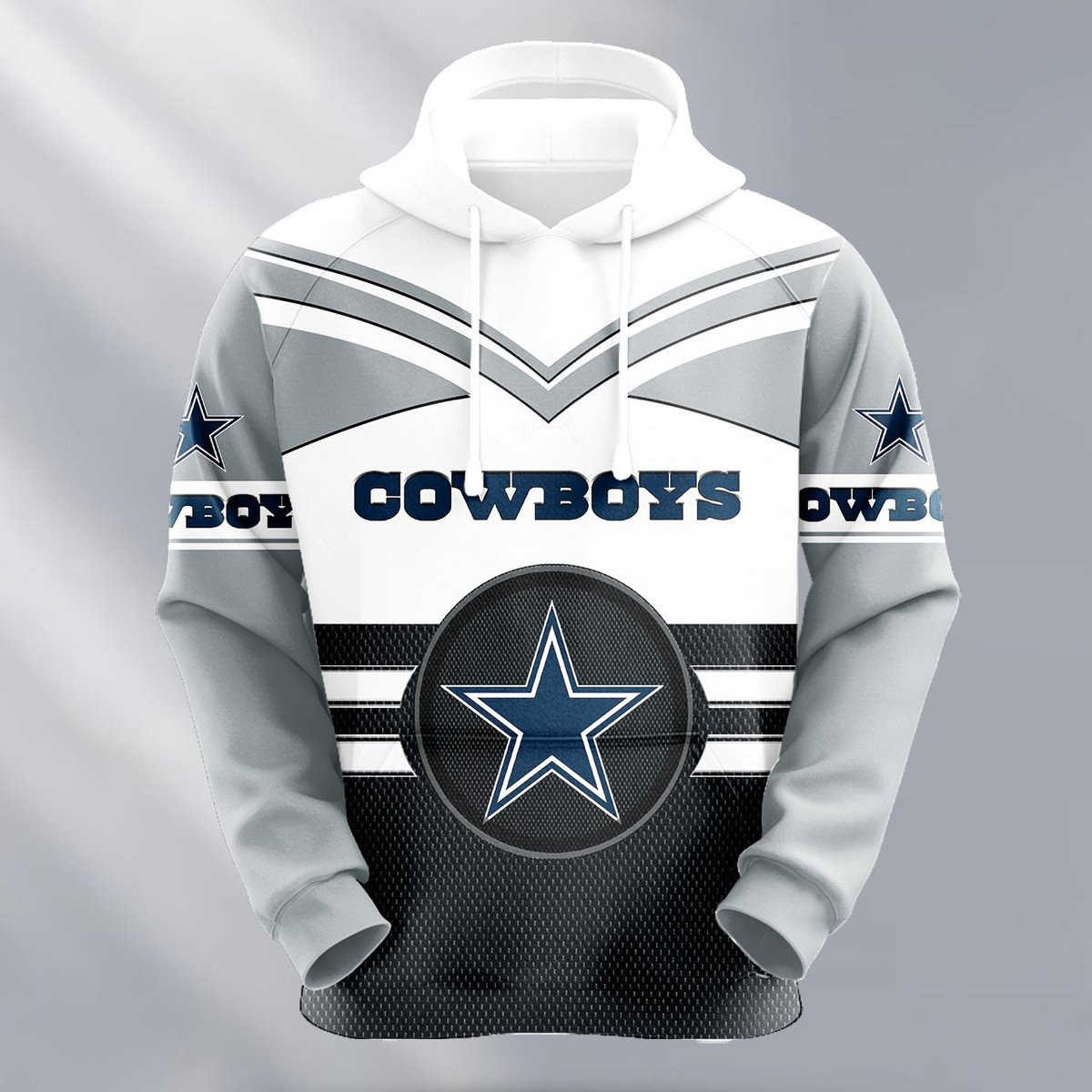 Buildercar - Dallas Cowboys Logo NFL 3D Hoodie