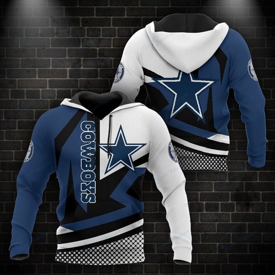 Buildercar - Dallas Cowboys V5 NFL Football Team Hoodie