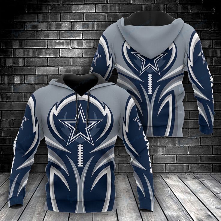 Buildercar - Dallas Cowboys V8 NFL Football Team Hoodie