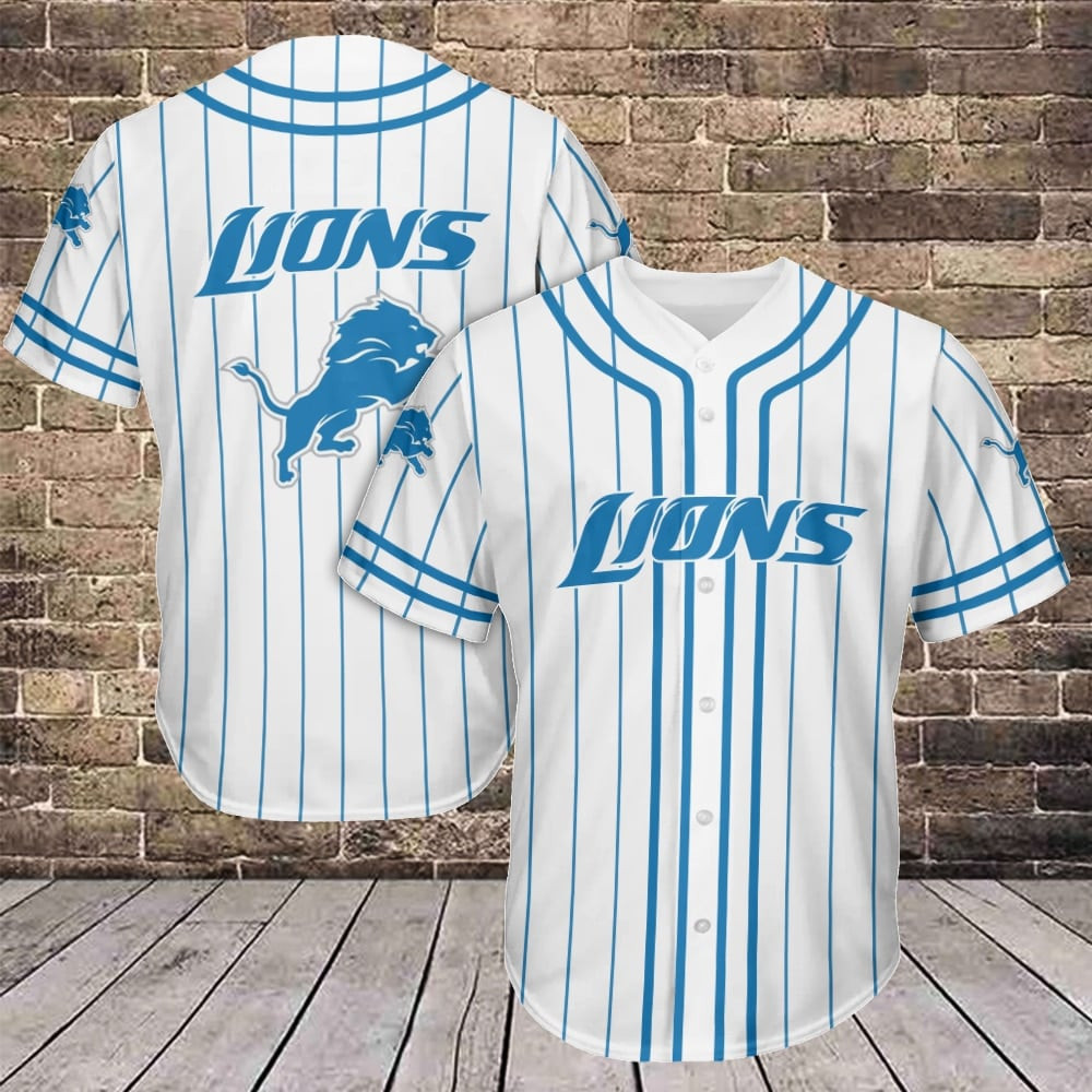 Buildercar - Detroit Lions Baseball Jersey
