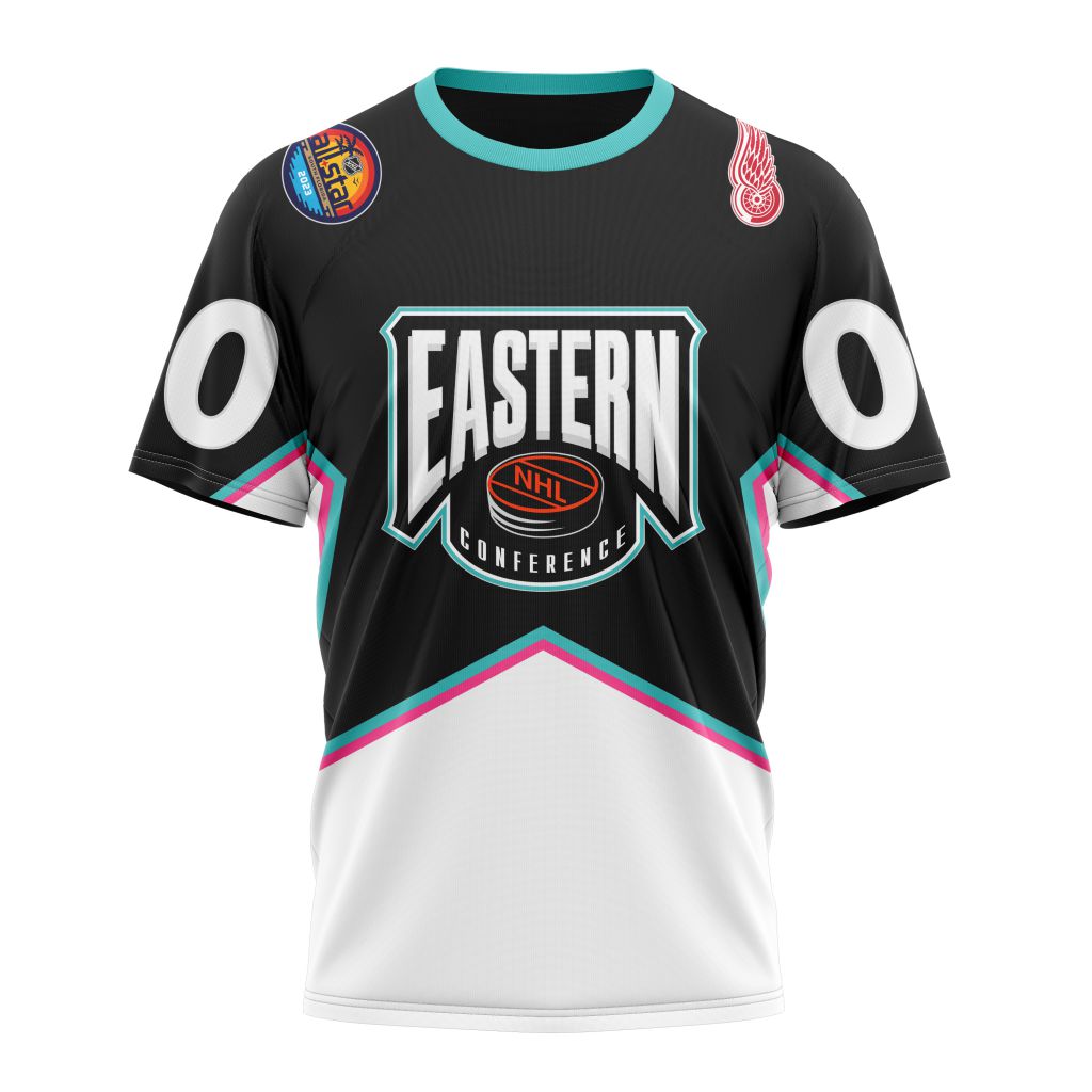 Buildercar - Detroit Red Wings All-Star Eastern Conference 2023 Personalized Name And Number T-Shirt