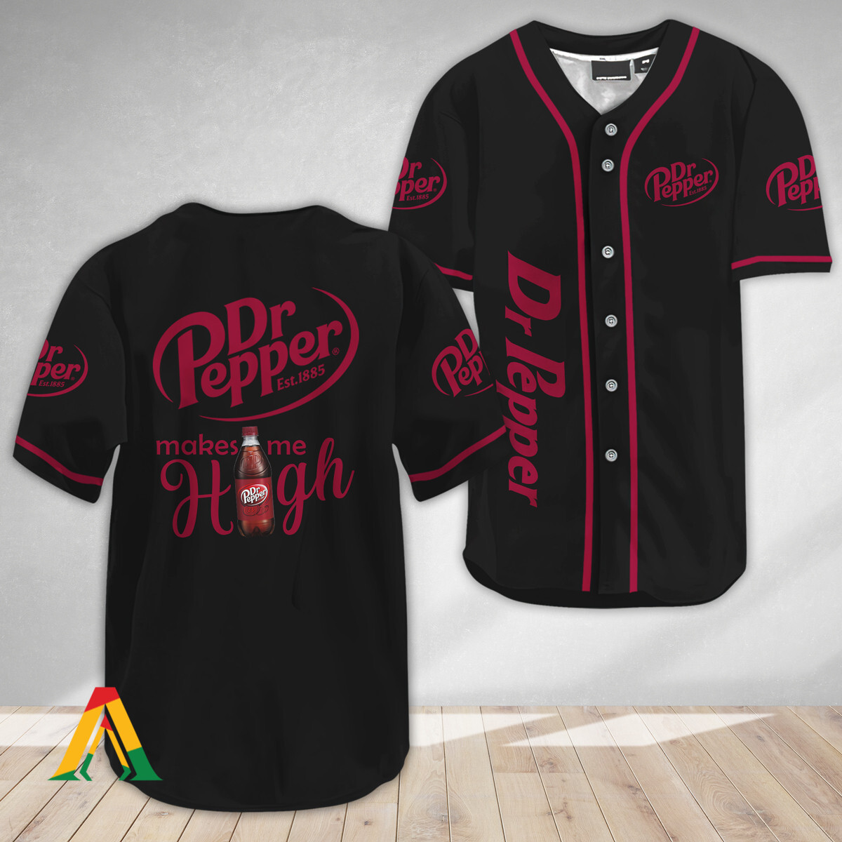 Buildercar - Dr Pepper Make Me High Baseball Jersey