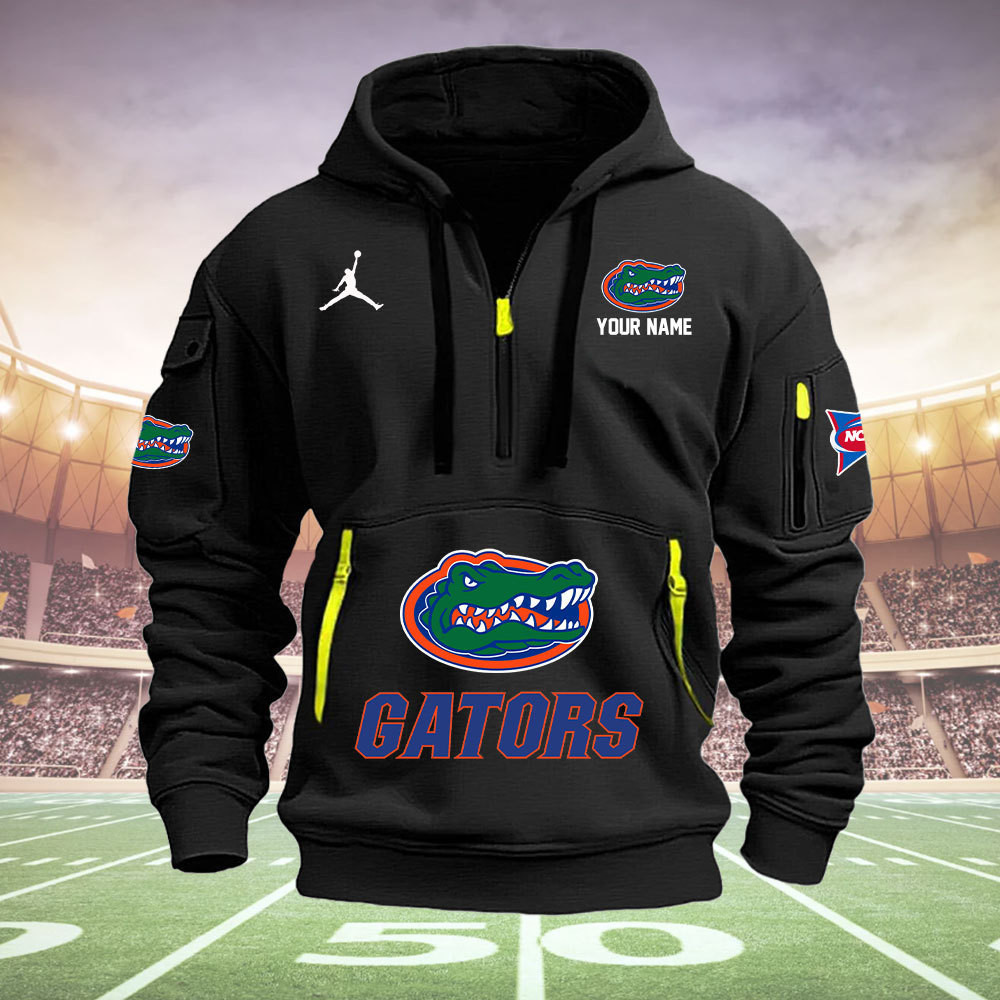 Buildercar - Florida Gators Quarter Zip Hoodie Style 19