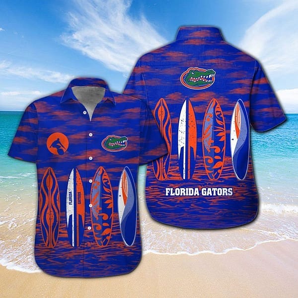 Buildercar - Florida Gators Surfboard Hawaiian Shirt