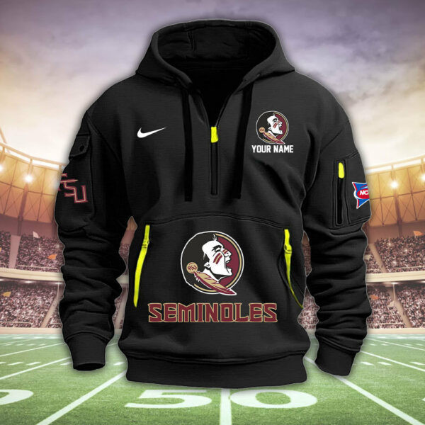 Buildercar - Florida State Seminoles Quarter Zip Hoodie Set